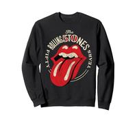The Rolling Stones Logo zum 50. Jahrestag Sweatshirt, Unisex für Erwachsene, Schwarz, L