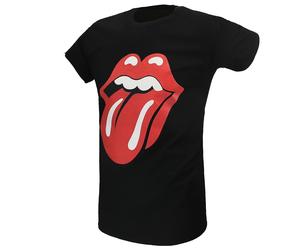 The Rolling Stones Massive Tongue T-Shirt - Offizielles Merchandise XL Schwarz