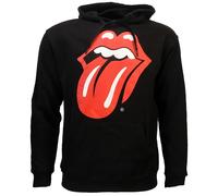 The Rolling Stones Tongue and Lips Logo Kapuzenpullover XXL Schwarz