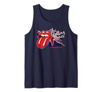 The Rolling Stones UK Flagge Tank Top, Herren, Marineblau, XL