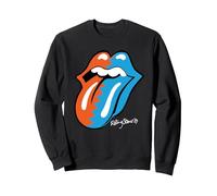 The Rolling Stones Zig Zag 89 Zunge Sweatshirt, Unisex für Erwachsene, Schwarz, S