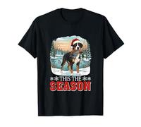 The Season Xmas Santa Greater Swiss Mountain Hunting Duck T-Shirt