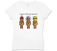 The Secret Cannibals Damen T-Shirt - Monkey Game I Guess We'll eat You Now Island of Größen XS - 2XL