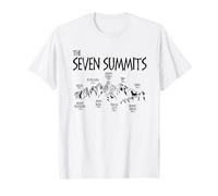 The Seven Summits - Mount Everest Mont Blanc Bergsteiger Fan T-Shirt