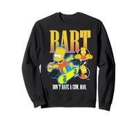 The Simpsons Bart Don't Have A Cow Man Skateboarding Montage Sweatshirt