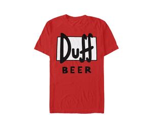 The Simpsons - Duff Red - T-Shirt - Rot - S - 100% Baumwolle,Jersey Rot S