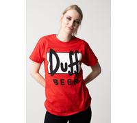 The Simpsons - Duff Red - T-Shirt - Rot - S - 100% Baumwolle Rot S