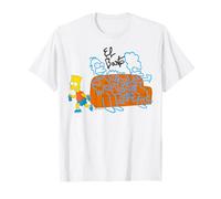 The Simpsons EL Barto Bart Graffiti of Family On Sofa T-Shirt