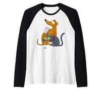 The Simpsons Family Pets Snowball II & Santa's Little Helper Raglan
