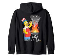 The Simpsons Homer Simpson 4th of July Beer & BBQ Cookout Kapuzenjacke