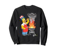 The Simpsons Homer Simpson 4th of July Beer & BBQ Cookout Sweatshirt