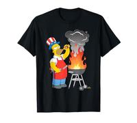 The Simpsons Homer Simpson 4th of July Beer & BBQ Cookout T-Shirt