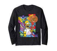 The Simpsons Homer Simpson Burping Duff Beer Pop Art Langarmshirt