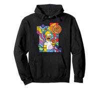 The Simpsons Homer Simpson Burping Duff Beer Pop Art Pullover Hoodie