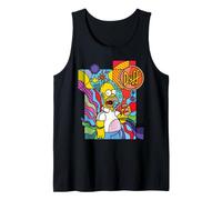 The Simpsons Homer Simpson Burping Duff Beer Pop Art Tank Top