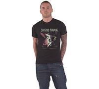 The Smashing Pumpkins T Shirt Shiny Band Logo Nue offiziell Herren Schwarz L