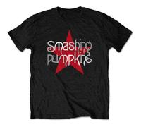 The Smashing Pumpkins T Shirt Star Band Logo Nue offiziell Herren Schwarz S