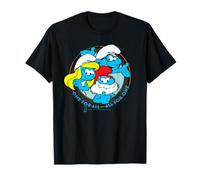 The Smurfs Schlumpfe Papa Smurf Smurfette All for One T-Shirt