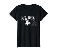 The Stranglers Band Portrait 1977 von Allan Ballard T-Shirt, Damen, Schwarz, 3XL