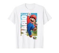 The Super Mario Bros. Movie It's-A-Me Mario Jumping Portrait T-Shirt