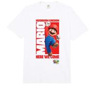 The Super Mario Bros. Movie Mario Mushroom Kingdom Poster Comfort Colors Adult Heavyweight T-Shirt