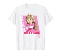 The Super Mario Bros. Movie Princess Peach Can Do Anything T-Shirt, Herren, Weiß, M