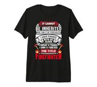 The Title Firefighter Fireman Firefighters Lovers Premium T-Shirt