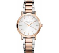 The Tribeca White Sunray Steel Silver Rose Gold Duo TWSSRG-T64