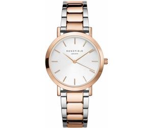 The Tribeca White Sunray Steel Silver Rose Gold Duo TWSSRG-T64