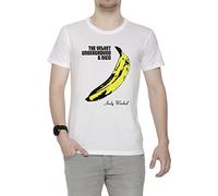 The Velvet Underground Herren T-Shirt Rundhals Weiß Kurzarm Größe XL Men's White X-Large Size XL