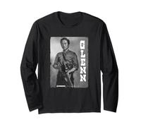 The Walking Dead Glenn Silver Portrait Langarmshirt