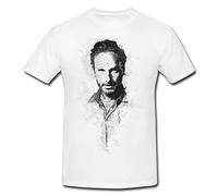 The Walking Dead Rick T-Shirt Herren, weiß mit Aufdruck