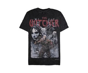 The Witcher - First Edition Acid Washed - T-Shirt - Schwarz - XXL - 100% Baumwolle Schwarz XXL