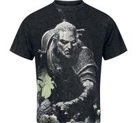 The Witcher Geralt T-Shirt grau in L