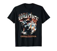 The Witcher Heavy Metal Geralt of Rivia Offiziell lizenziert T-Shirt