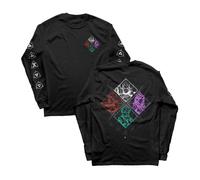 The Witcher Mosaic Longsleeve Langarmshirt schwarz in XL