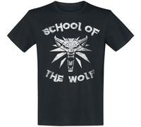 The Witcher School Of The Wolf T-Shirt schwarz in XL