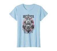 The Witcher The Wild Hunt T-Shirt, Damen, Himmelblau, XXL