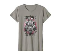 The Witcher The Wild Hunt T-Shirt, Damen, Schiefergrau, XL