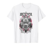 The Witcher The Wild Hunt T-Shirt, Herren, Weiß, 6XL