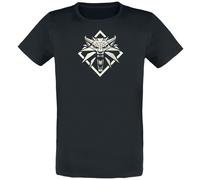 The Witcher Wolf Medallion T-Shirt schwarz in M