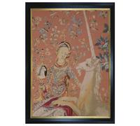 Thea Gouverneur - gezhltes Querstich -Kit - Lady & Unicorn - Jobelan - 27 Count - Sticks -Kit fr Erwachsene - DMC -Stickwsche und andere Cross