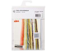 Thea Gouverneur Kreuzstich, mehrfarbig, 21 x 56 cm