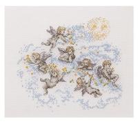 Thea Gouverneur - Kreuzstich-Set - Engelchen hen - Aida - 14 Count - Für Erwachsene - 575A