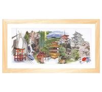 Thea Gouverneur - Kreuzstich-Set - Japan - Aida - 18 Count - Für Erwachsene - 548A