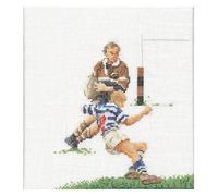 Thea Gouverneur - Kreuzstich-Set - Rugby - Aida - 18 Count - Für Erwachsene - 3037A