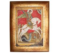 Thea Gouverneur - Kreuzstich-Set - St. GeorgeIkone - Aida - 18 Count - Für Erwachsene - 498A