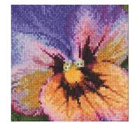 Thea Gouverneur - Kreuzstich-Set - Stiefmütterchen - Aida - 18 Count - Für Erwachsene - 454A