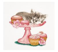 Thea Gouverneur - Kreuzstich-Set - Süss wie Zcker - Aida - 16 Count - Für Erwachsene - 742A