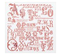 Thea Gouverneur - Zhler Cross Stitch Kit - Antique Character Sampler - AIDA - 18 Count - Stickerei Kit fr Erwachsene - DMC Stickwsche und ande